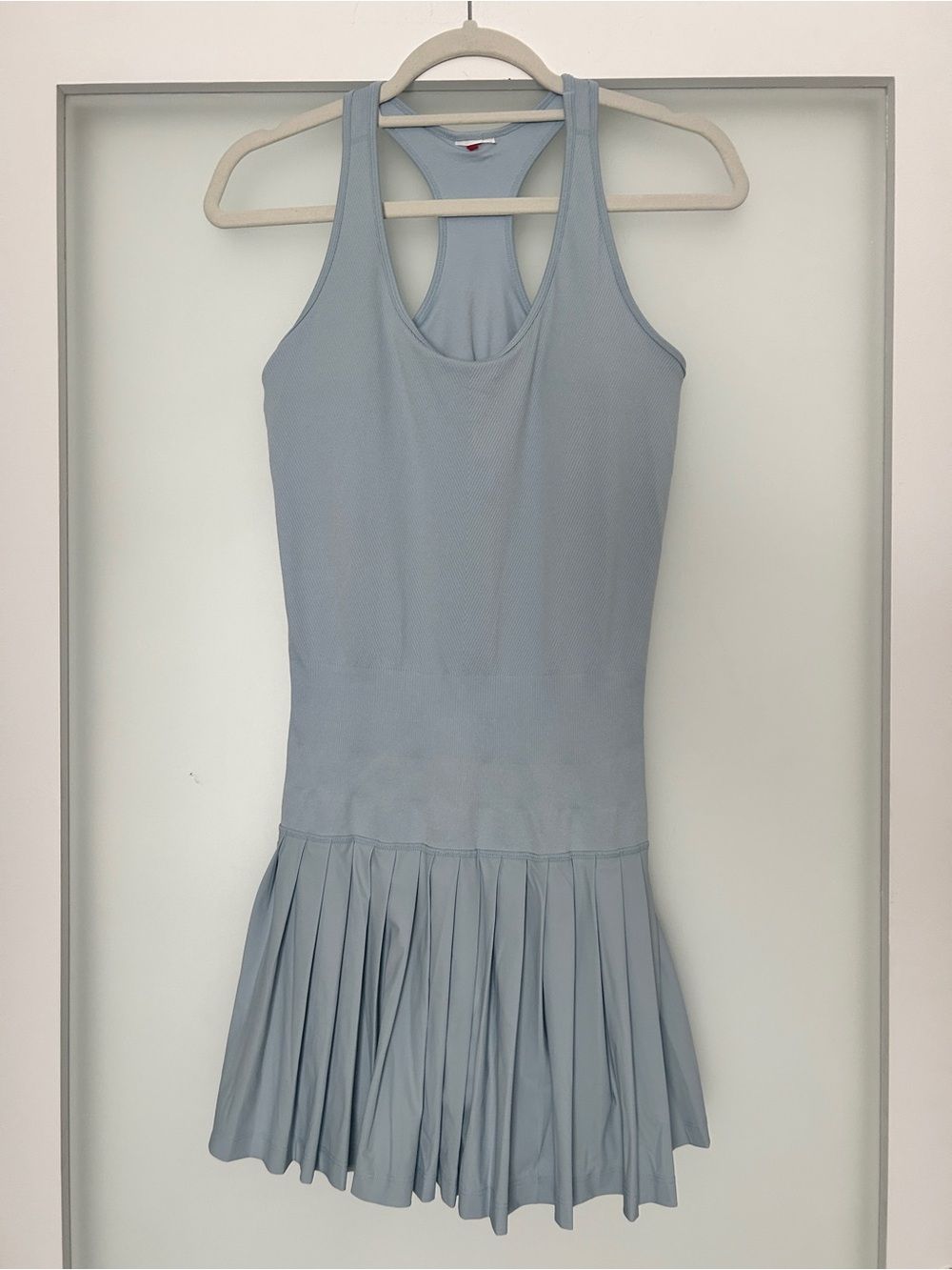 Wilson Midtown Tennis Dress pleated light blue M - Picture 2 of 11
